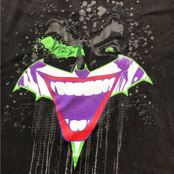Batman Black Joker T-Shirt Made in Mexico - Picture 5 of 7